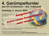 2024.12.15 Flyer Ausgebucht Gerümpelturnier 2025 Web