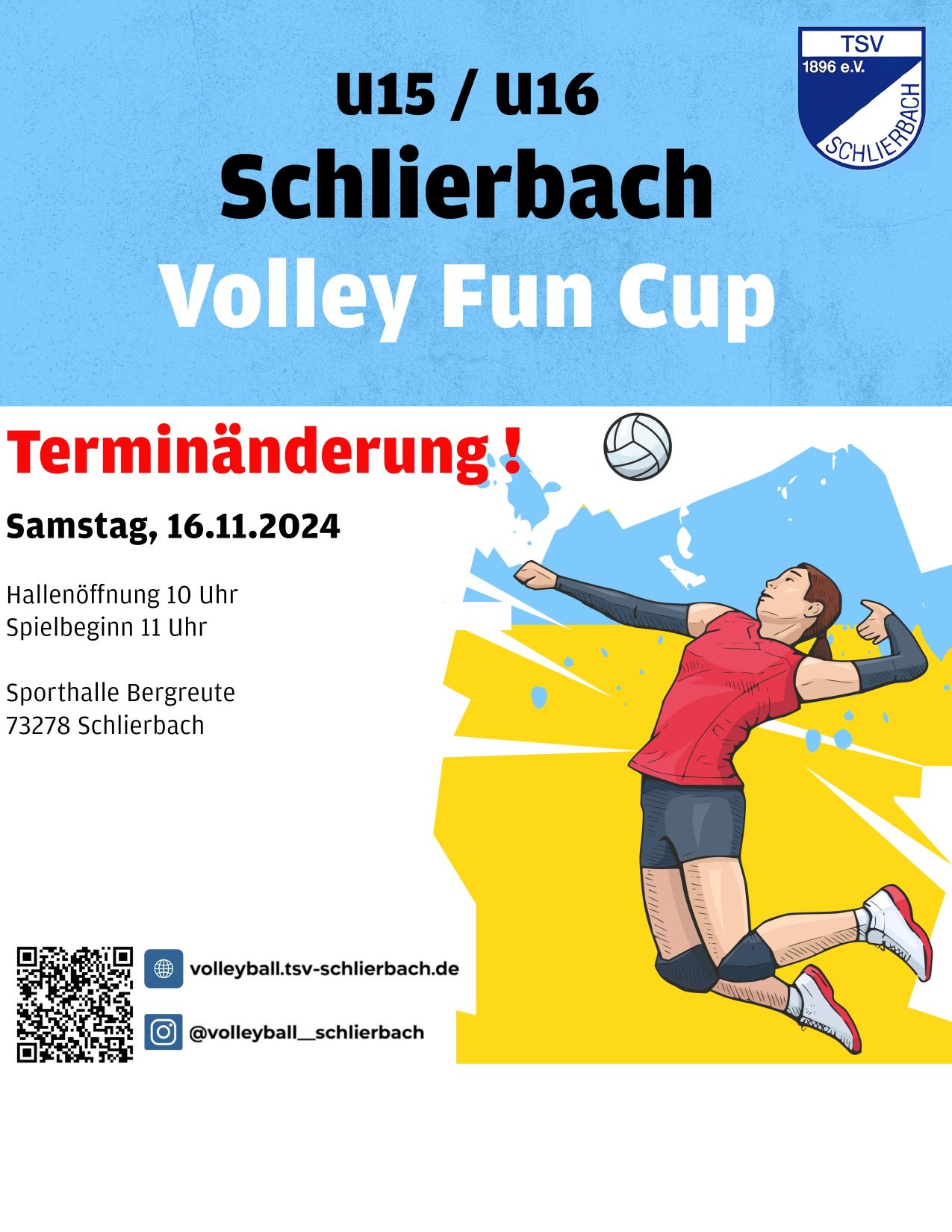 Werbung Fun Cup Web Terminänderung