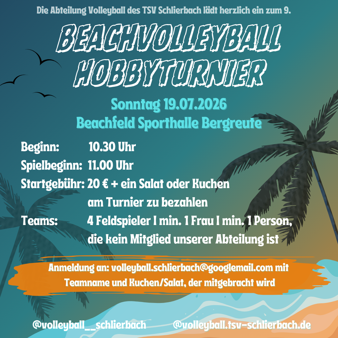 Beachvolleyball Hobbyturnier 26